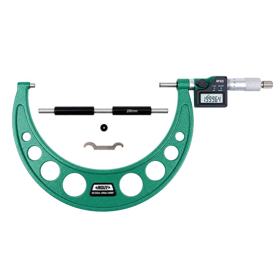 Insize Digital Outside Micrometer 200-225MM / 8-9" Range Series 3101-225A - Twin Eagle Imports