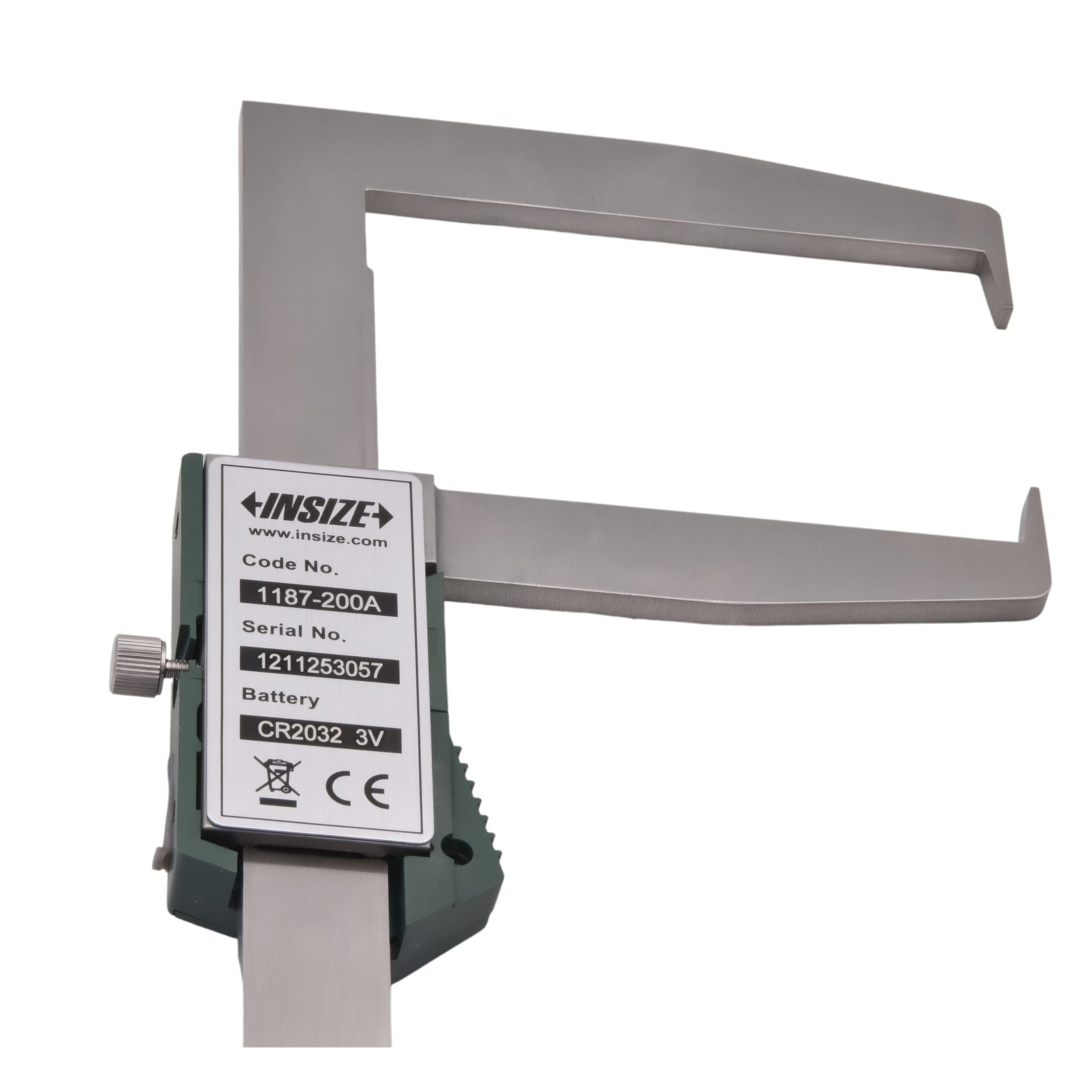 Insize Digital Outside Neck Caliper 0-200mm/0-8" Series 1187-200A - Twin Eagle Imports
