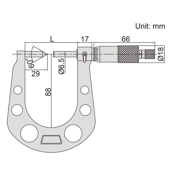 Insize Disc Brake Micrometer 7.6-33mm Range Series 3288-33A - Twin Eagle Imports