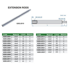 Insize Extension Rod 100mm Range Series 6282-2017 - Twin Eagle Imports
