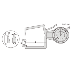 Insize External Dial Caliper Gauge 0-20mm Range Series 2333-201 - Twin Eagle Imports