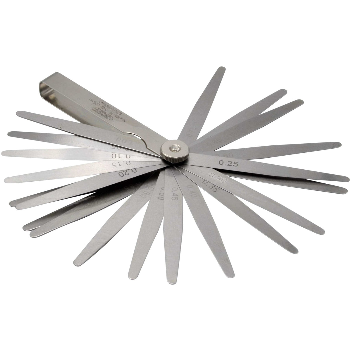 Insize Feeler Gauge 20pc Set 0.05-1mm Range Series 4602-20 - Twin Eagle Imports