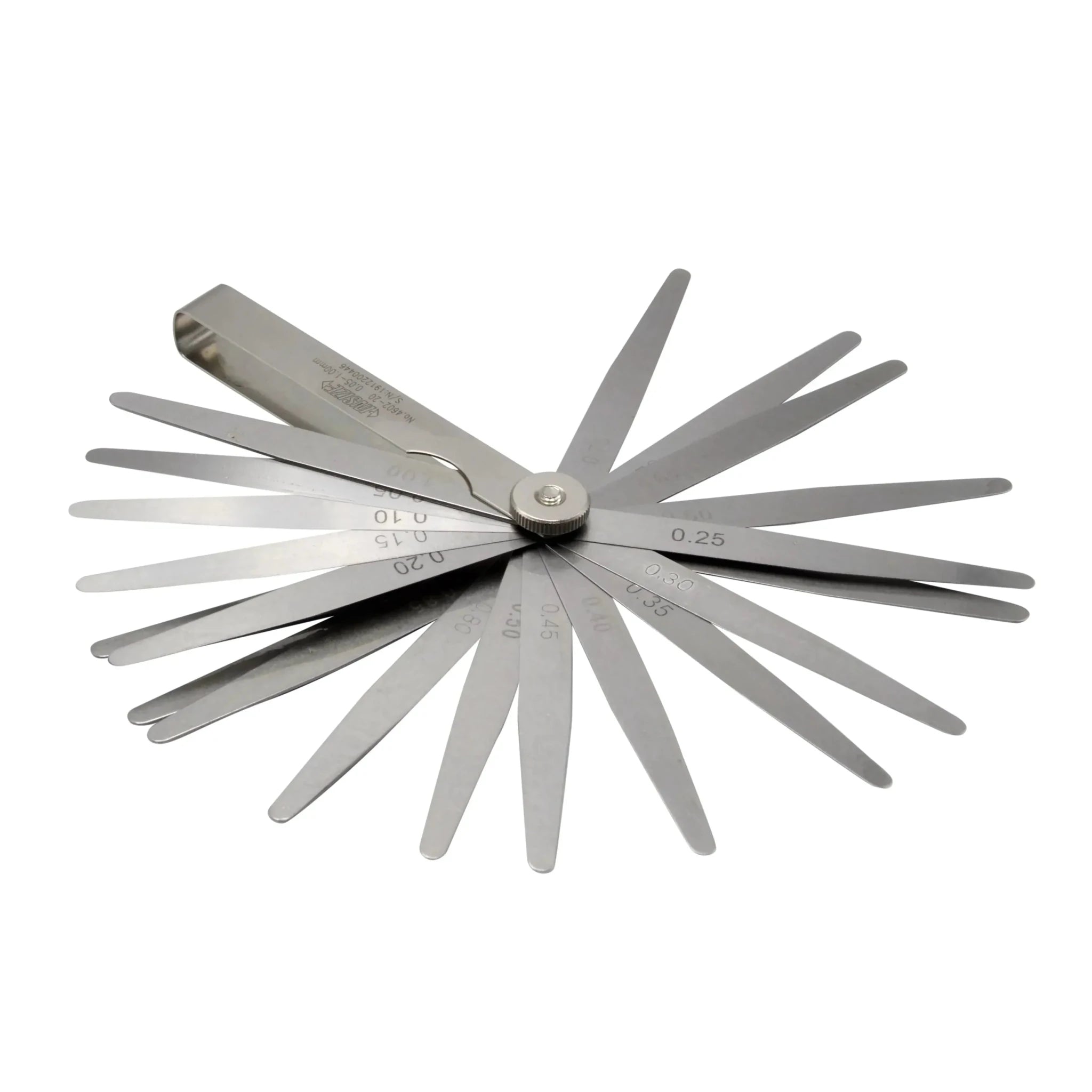 Insize Feeler Gauge 20pc Set 0.05-1mm Range Series 4602-20 - Twin Eagle Imports