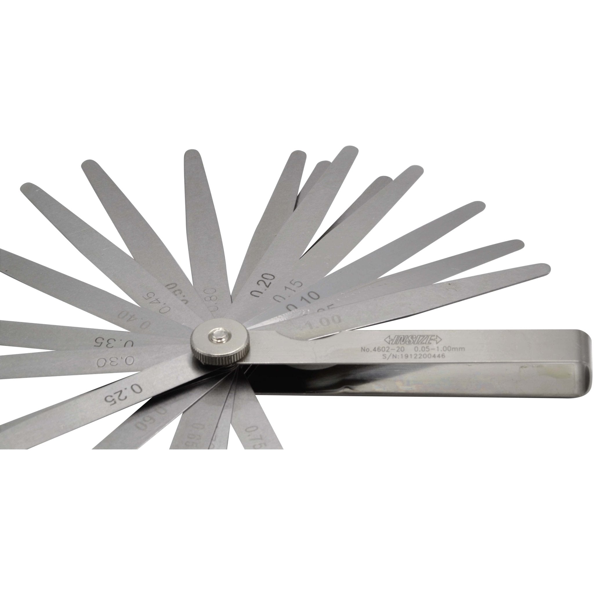 Insize Feeler Gauge 20pc Set 0.05-1mm Range Series 4602-20 - Twin Eagle Imports