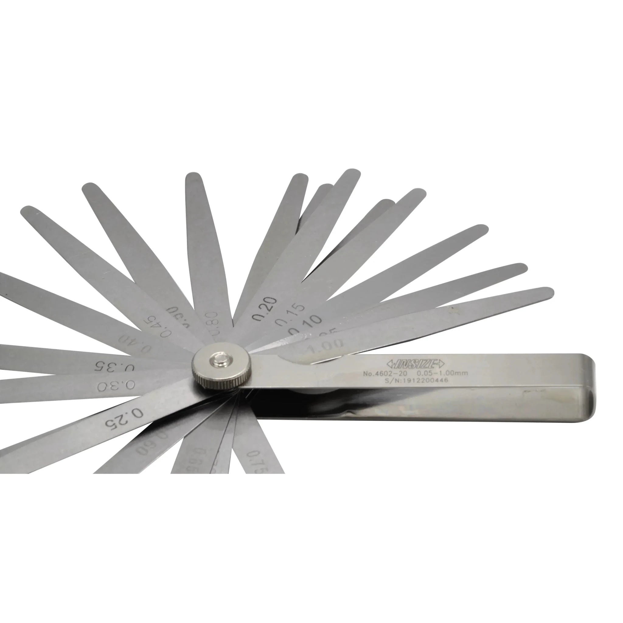 Insize Feeler Gauge 20pc Set 0.05-1mm Range Series 4602-20 - Twin Eagle Imports