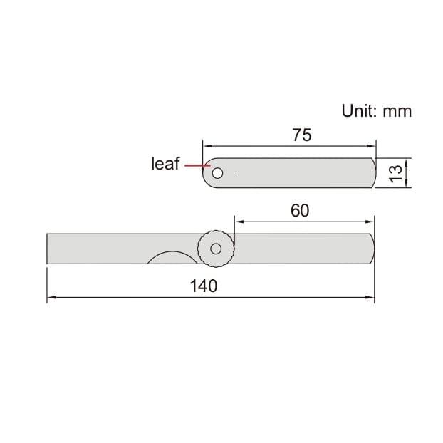Insize Feeler Gauge Set 0.04-1mm Range Series 4601-25 - Twin Eagle Imports