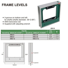 Insize Frame Level 12x12" Range Series 4902-12 - Twin Eagle Imports
