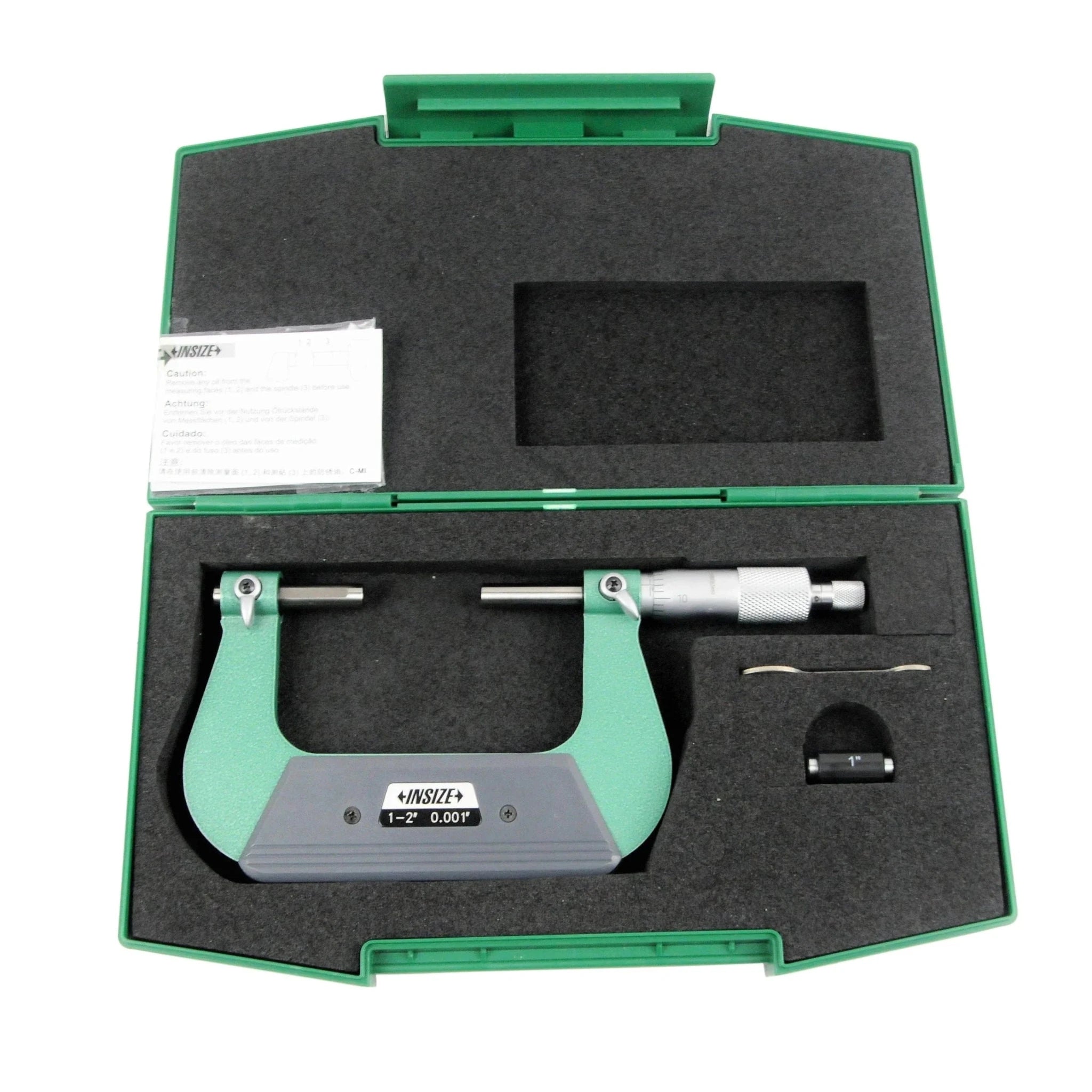 Insize Gear Tooth Micrometer 0-2" Range Series 3291-2 - Twin Eagle Imports