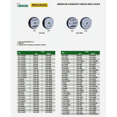 Insize GO Thread Ring Gauge 5/16-24 UNF 2A Series 4121-5D2 - Twin Eagle Imports