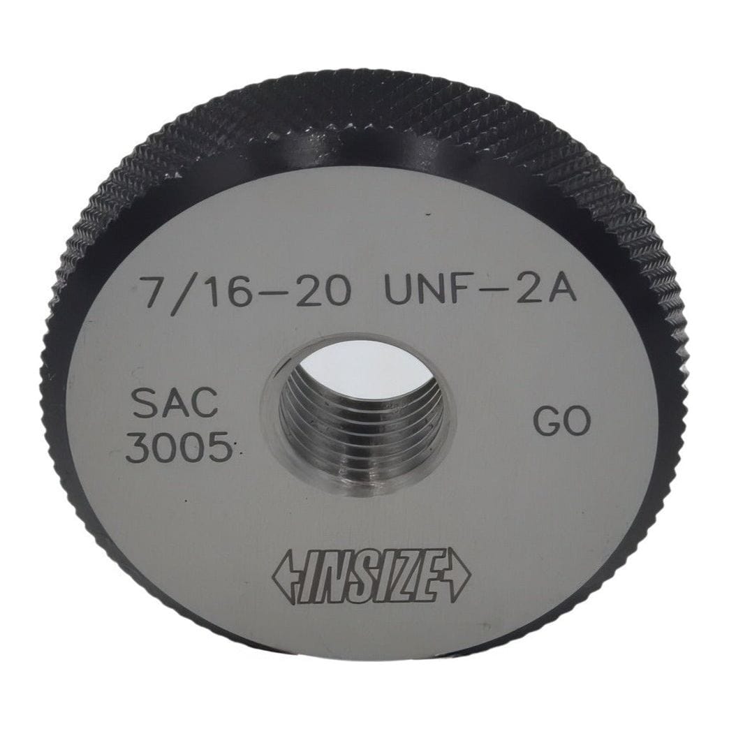 Insize GO Thread Ring Gauge 7/16"-20 UNF Series - 4633-7D2 - Twin Eagle Imports