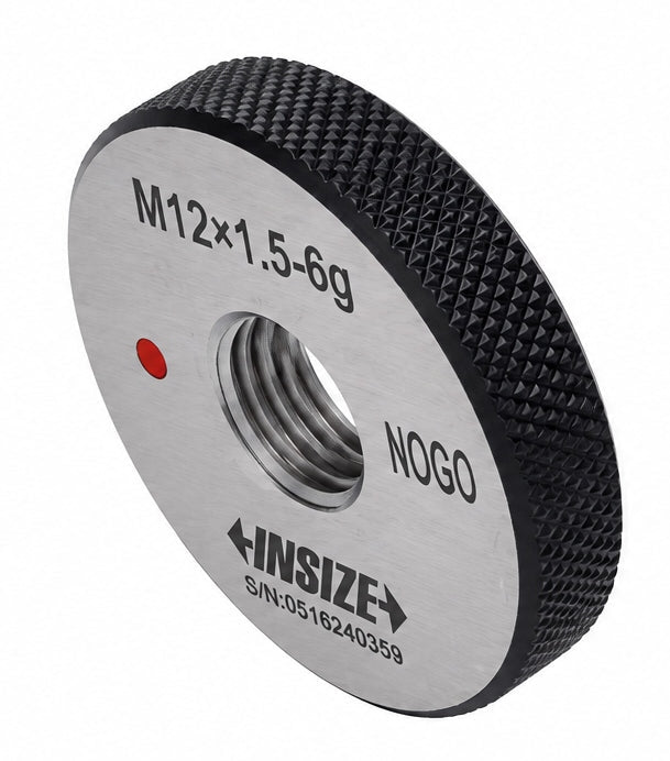 Insize GO Thread Ring Gauge M12X1.5 Series 4129-12RN - Twin Eagle Imports