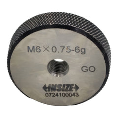 Insize GO Thread Ring Gauge M6X0.75 Series 4129-6L - Twin Eagle Imports