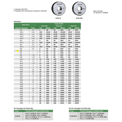 Insize GO Thread Ring Gauge M6X1.0 Series 4120-6 - Twin Eagle Imports