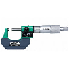 Insize Imperial Outside Micrometer W/ Analog Counter 0-1" Range Series 3400-1 - Twin Eagle Imports