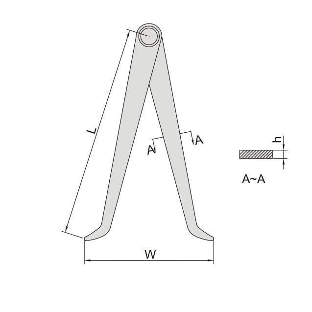 Insize Inside Caliper 0-200mm Range Series 7240-200 - Twin Eagle Imports