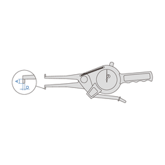 Insize Internal Dial Caliper Gauge 15-35mm Range Series 2321-AL35 - Twin Eagle Imports