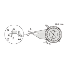 Insize Internal Dial Caliper Gauge 5-15mm Range Series 2222-15 - Twin Eagle Imports