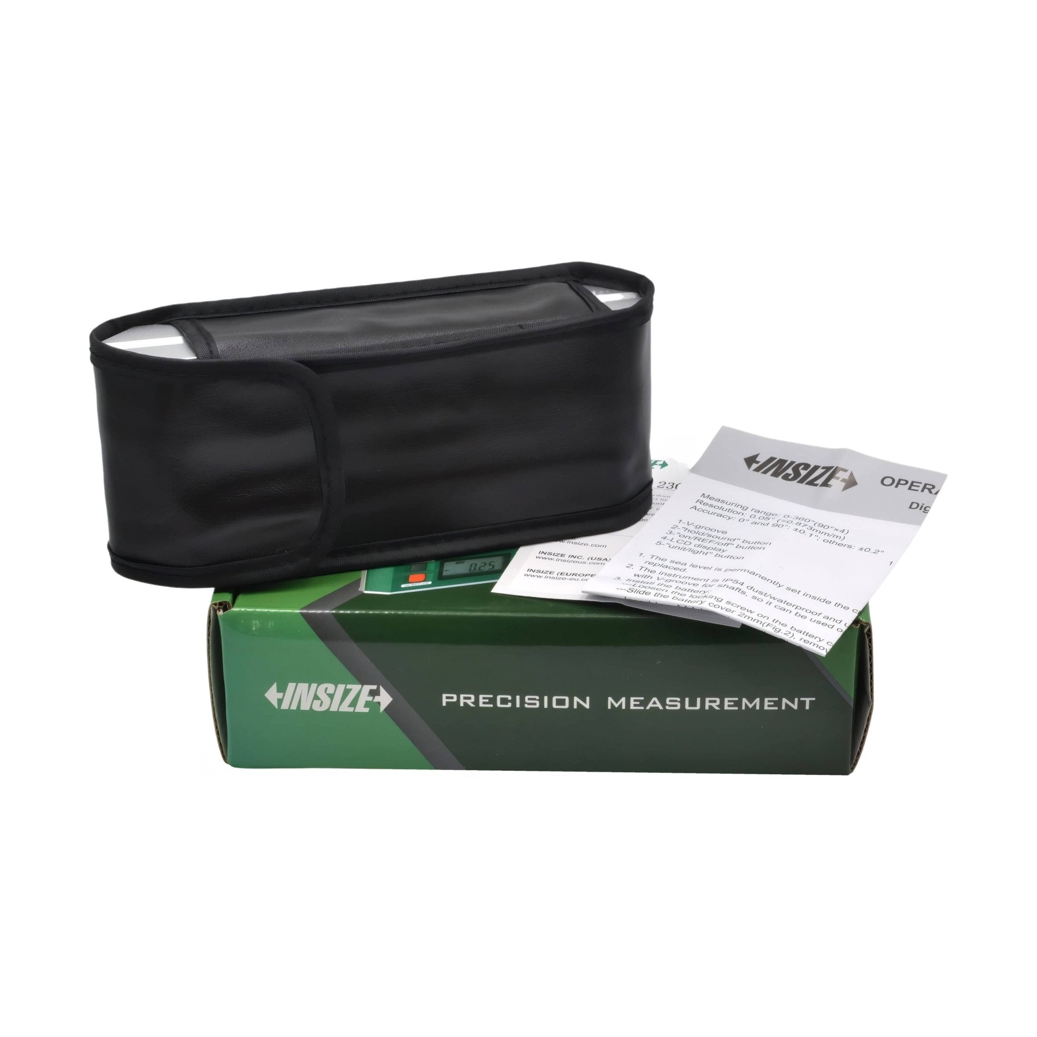 Insize IP 54 Magnetic Digital Level and Protractor 0-360 degree Series 2179-360 - Twin Eagle Imports