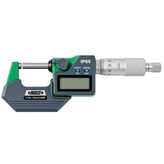 Insize IP65 Digital Outside Micrometer 0-25mm / 0-1" Range Series 3108-25A - Twin Eagle Imports