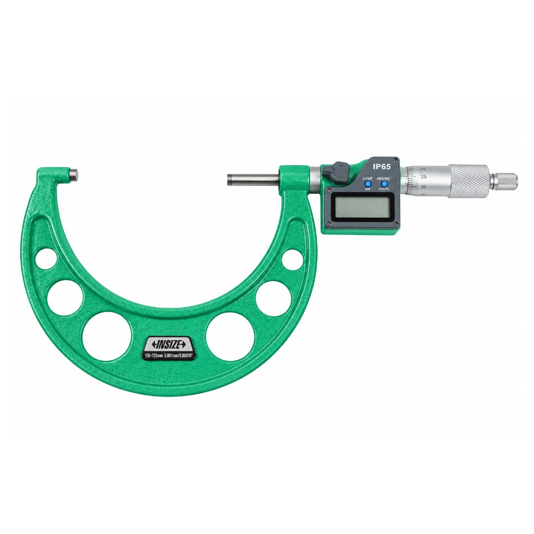 Insize IP65 Digital Outside Micrometer 100-125mm / 4-5" Range Series 3101-125A - Twin Eagle Imports