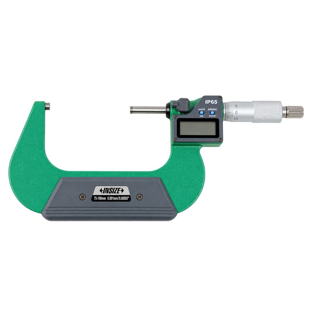 Insize IP65 Digital Outside Micrometer 75-100mm / 3"-4" Range Series 3108-100A - Twin Eagle Imports