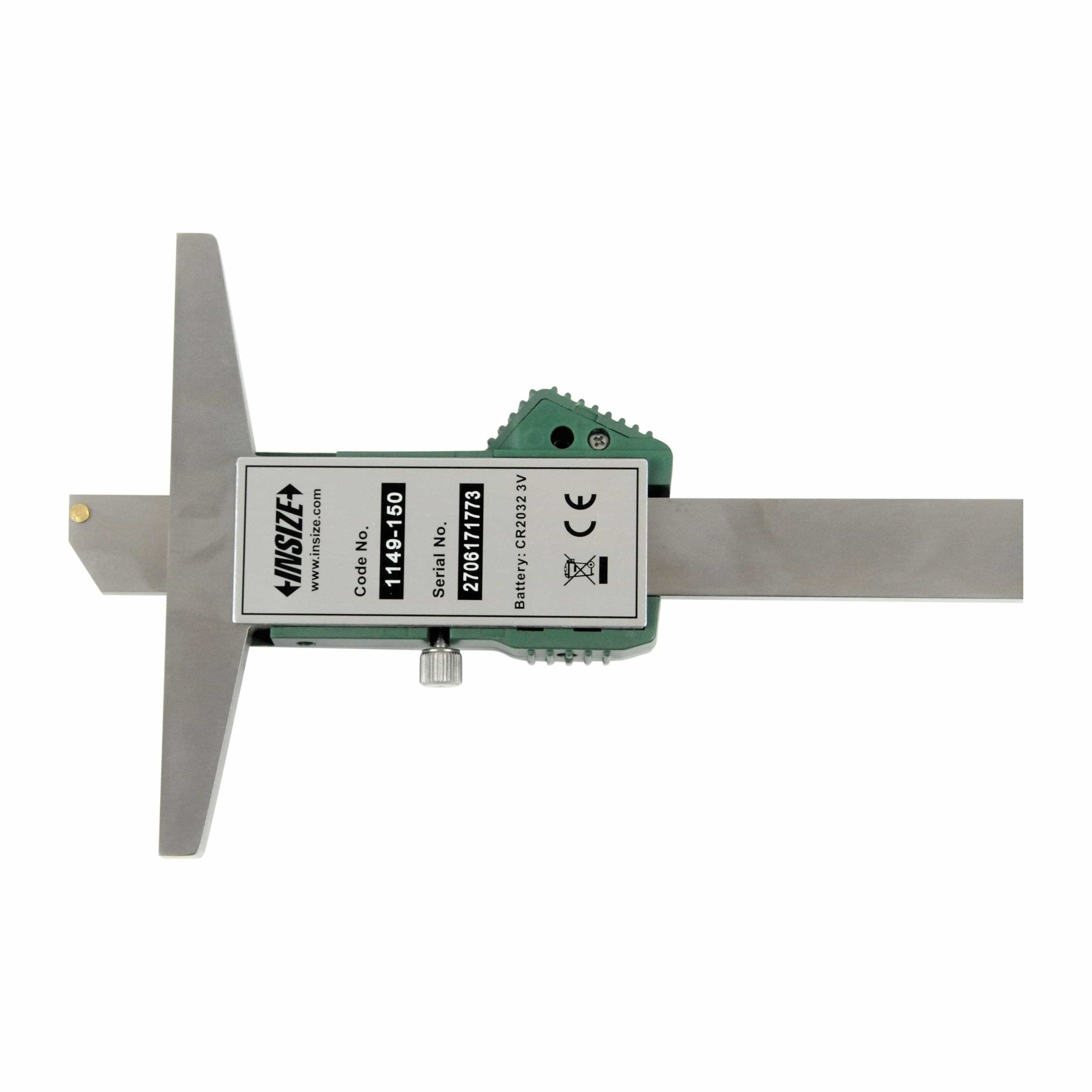 Insize IP67 Digital Depth Gauge 0-150mm / 0-6" Range Series 1149-150 - Twin Eagle Imports