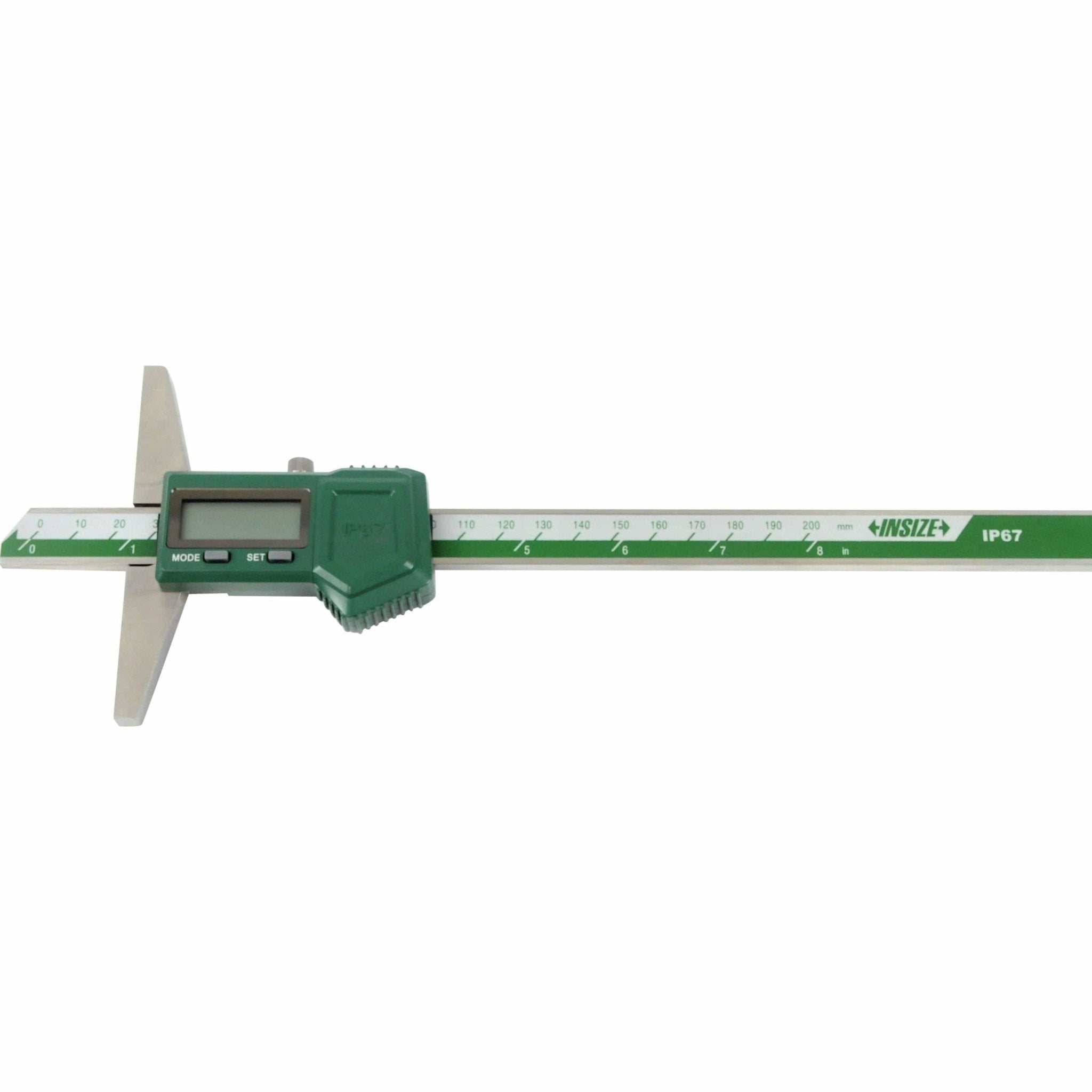 Insize IP67 Digital Depth Gauge 0-200mm / 0-8" Range Series 1149-200 - Twin Eagle Imports