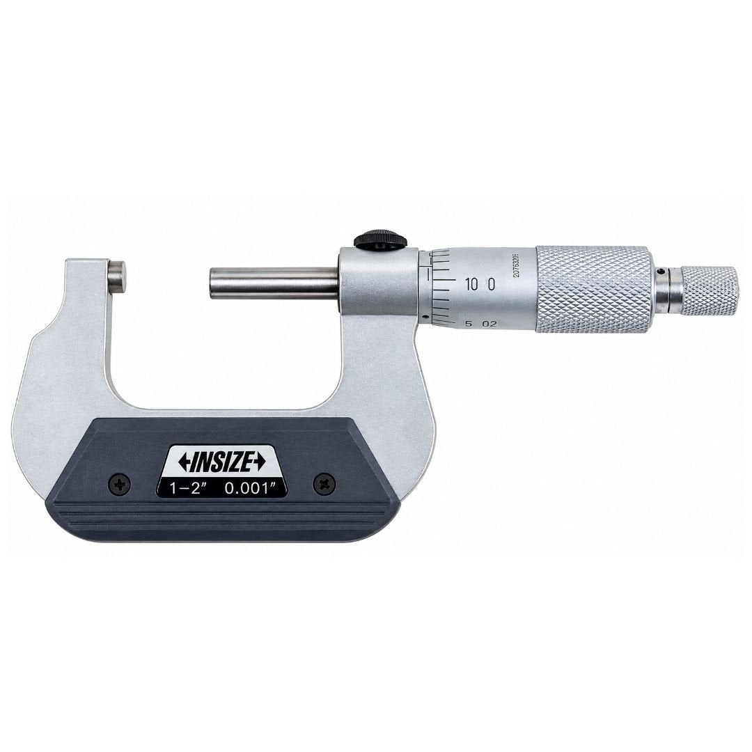 Insize Left Hand/Right Hand Outside Micrometer 1-2" Range Series 3236-2 - Twin Eagle Imports
