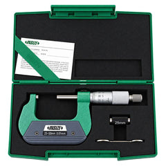 Insize Left Hand/Right Hand Outside Micrometer 25-50mm Range Series 3236-50B - Twin Eagle Imports