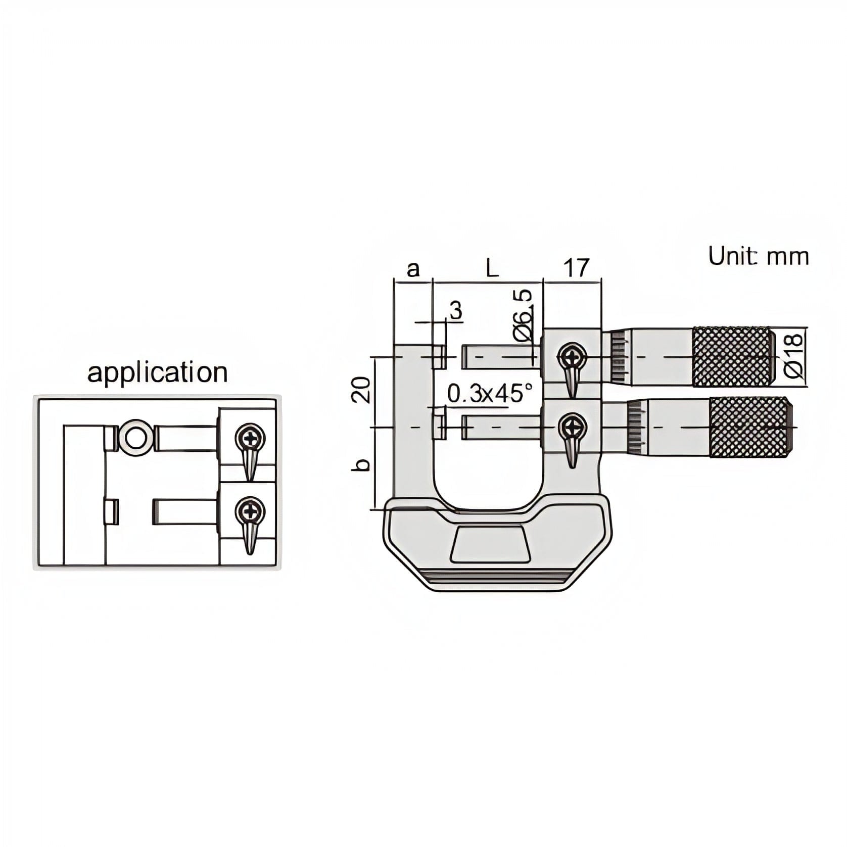 Insize Limit Micrometer 25-50mm Range Series 3235-50A - Twin Eagle Imports