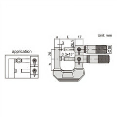 Insize Limit Micrometer 25-50mm Range Series 3235-50A - Twin Eagle Imports