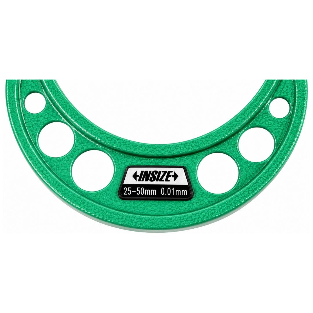 Insize Long Spindle Outside Micrometer 25-50mm Range Series 3209-50 - Twin Eagle Imports