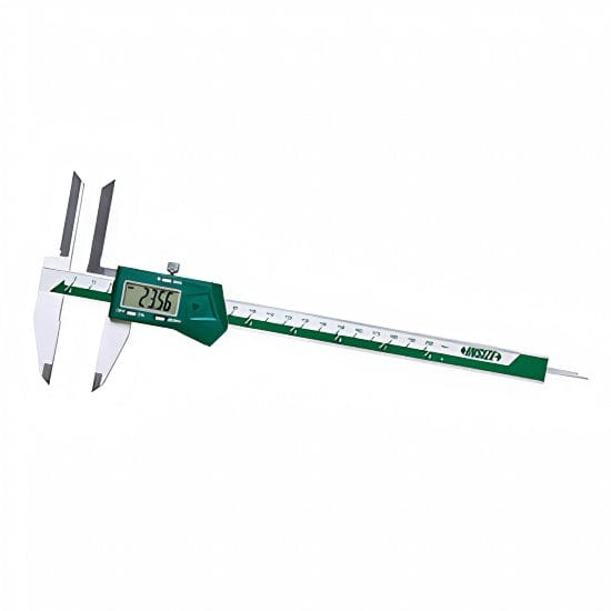 Insize Long Upper Jaws Digital Caliper 0-8"/0-200mm Range Series 1138-200 - Twin Eagle Imports