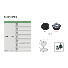Insize Magnetic Back Ø54 mm for Digital Indicators Series 7331-M2 - Twin Eagle Imports