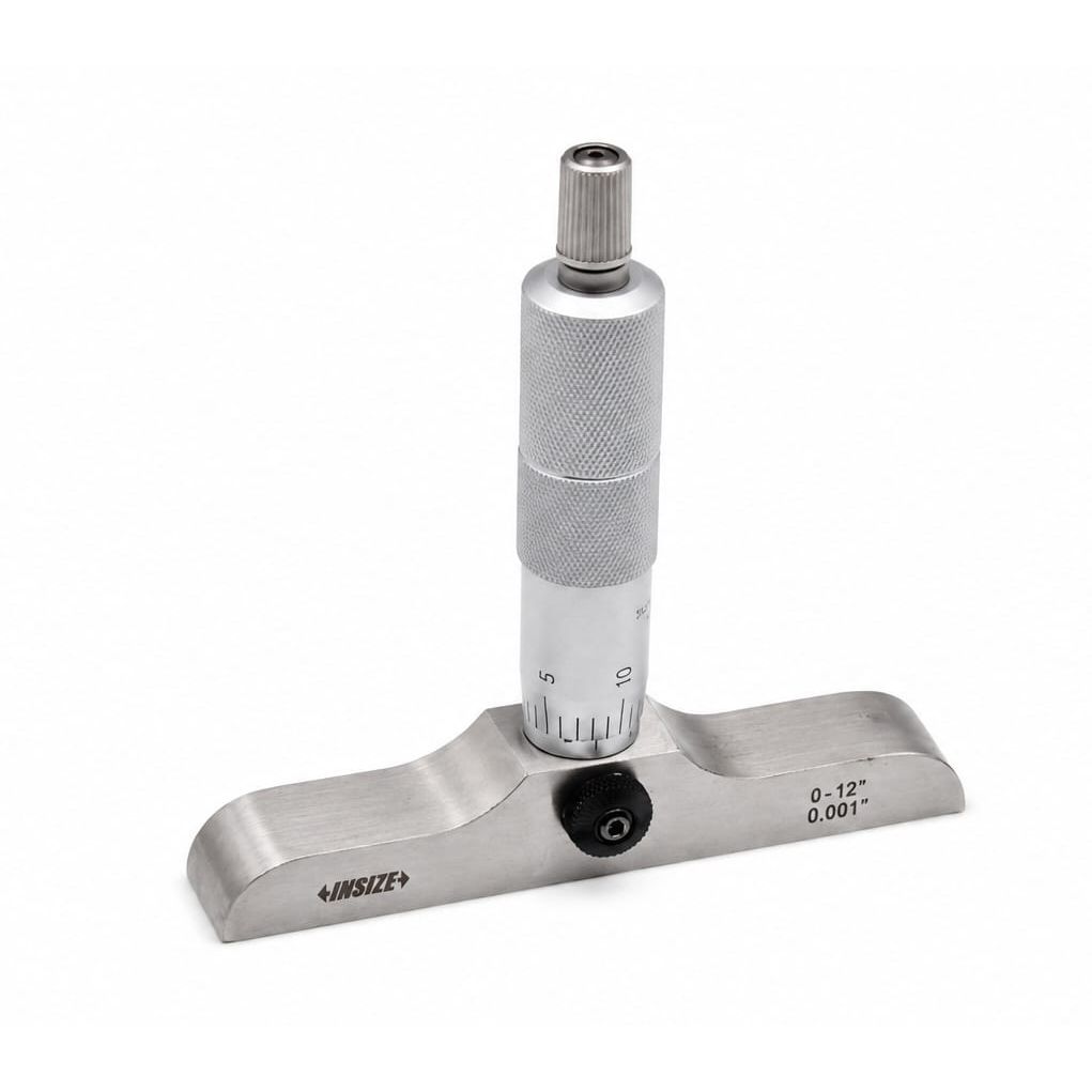 INSIZE MEASURING EQUIPMENT Insize 12pc Imperial Depth Micrometer 0-12" Range Series 3241-12