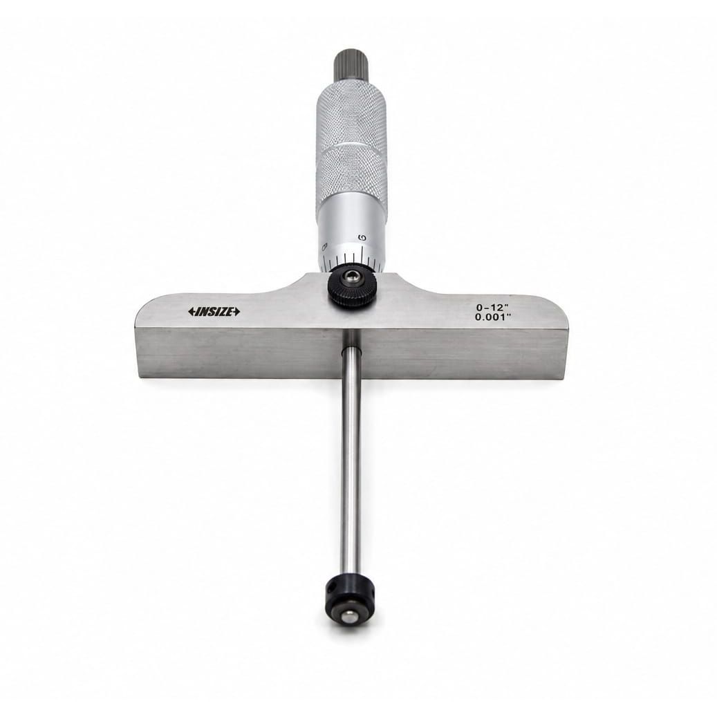 INSIZE MEASURING EQUIPMENT Insize 12pc Imperial Depth Micrometer 0-12" Range Series 3241-12