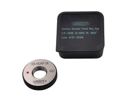 INSIZE MEASURING EQUIPMENT Insize American Standard Thread Ring Gauge 5/8-18 UNF Class 2A NOGO Series 4121-5C2N