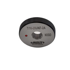 INSIZE MEASURING EQUIPMENT Insize American Standard Thread Ring Gauge 7/16-20 UNF Class 2A NOGO Series 4121-7D2N