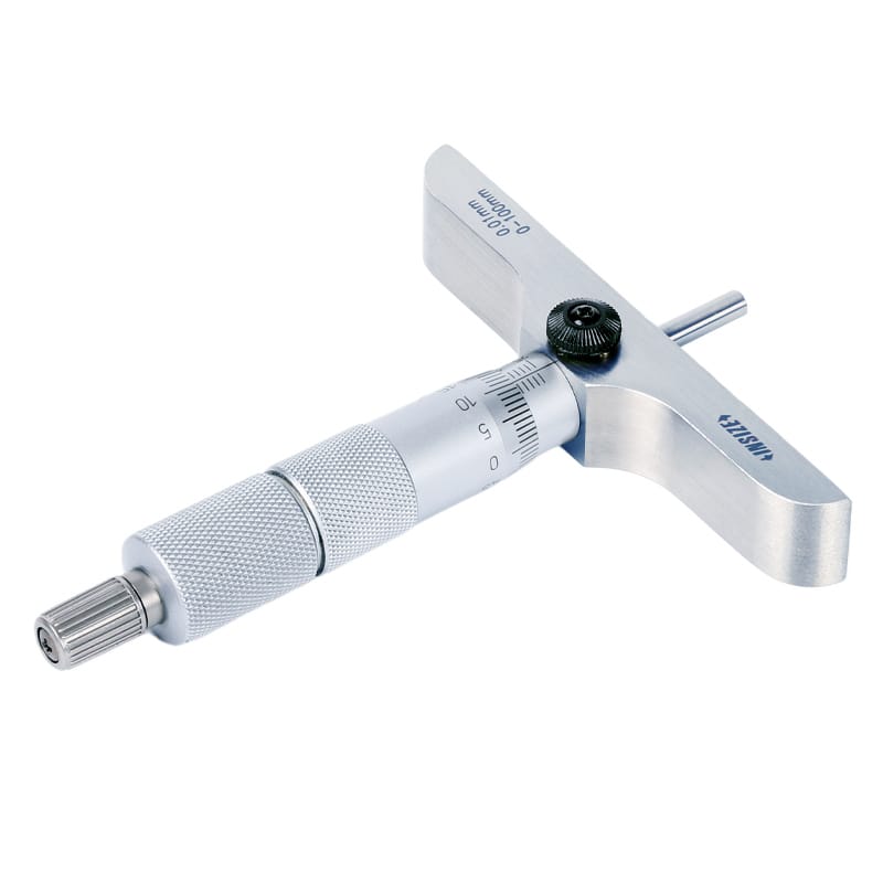 INSIZE MEASURING EQUIPMENT Insize Depth Micrometer 0-75mm Graduation 0.01mm Series 3241-75