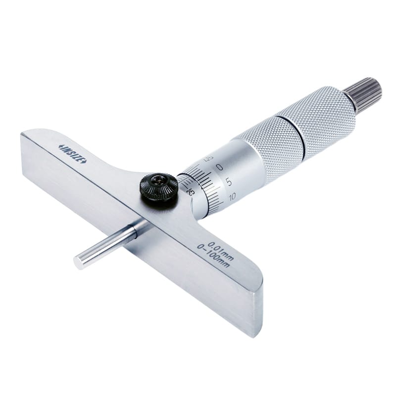 INSIZE MEASURING EQUIPMENT Insize Depth Micrometer 0-75mm Graduation 0.01mm Series 3241-75