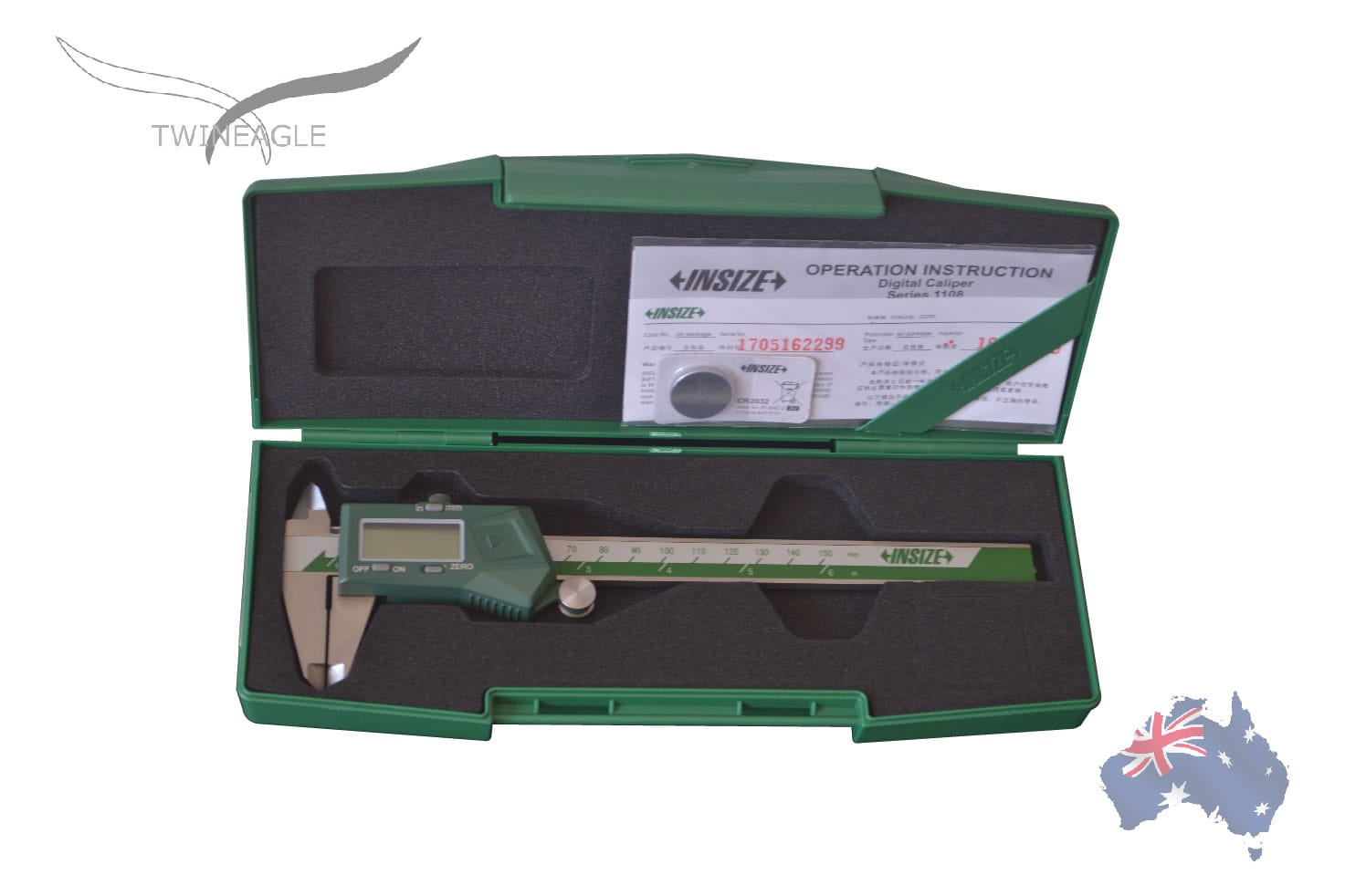 INSIZE MEASURING EQUIPMENT Insize Digital Caliper 0-150mm/0-6" Range Series 1108-150