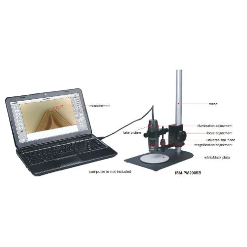 INSIZE MEASURING EQUIPMENT Insize Digital Measuring Microscope 10-200× Series ISM-PM200SA