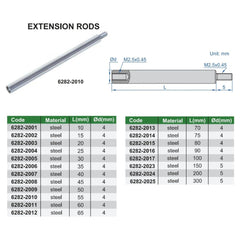 INSIZE Measuring Equipment Insize Extension Rod 100mm Range Series 6282-2017