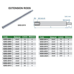 INSIZE Measuring Equipment Insize Extension Rod 75mm Range Series 6282-2014