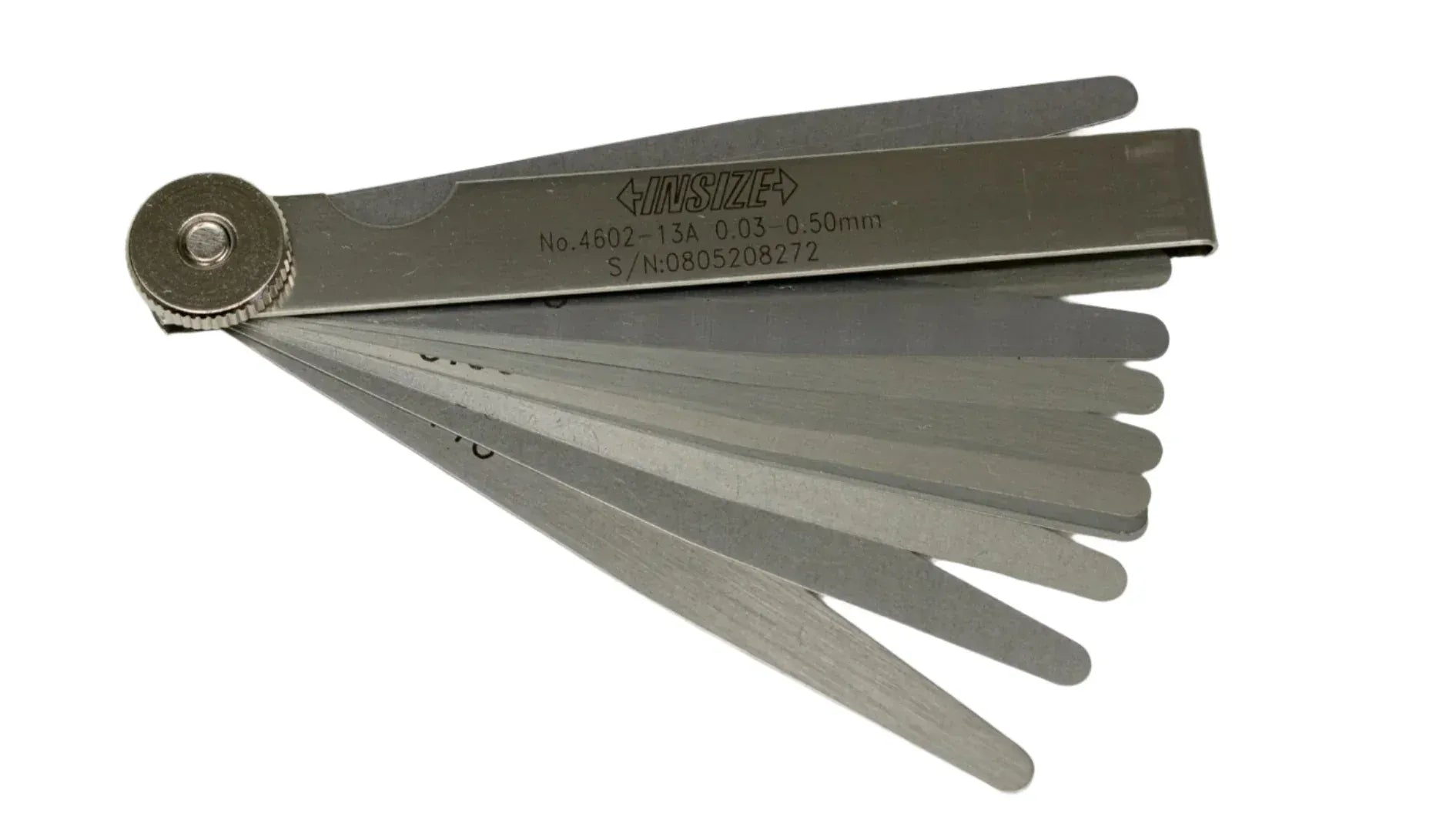 INSIZE MEASURING EQUIPMENT Insize Feeler Gauge 13pc Set 0.03-0.50mm Range Series 4602-13A