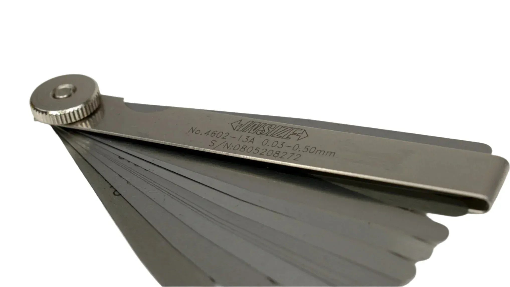 INSIZE MEASURING EQUIPMENT Insize Feeler Gauge 13pc Set 0.03-0.50mm Range Series 4602-13A