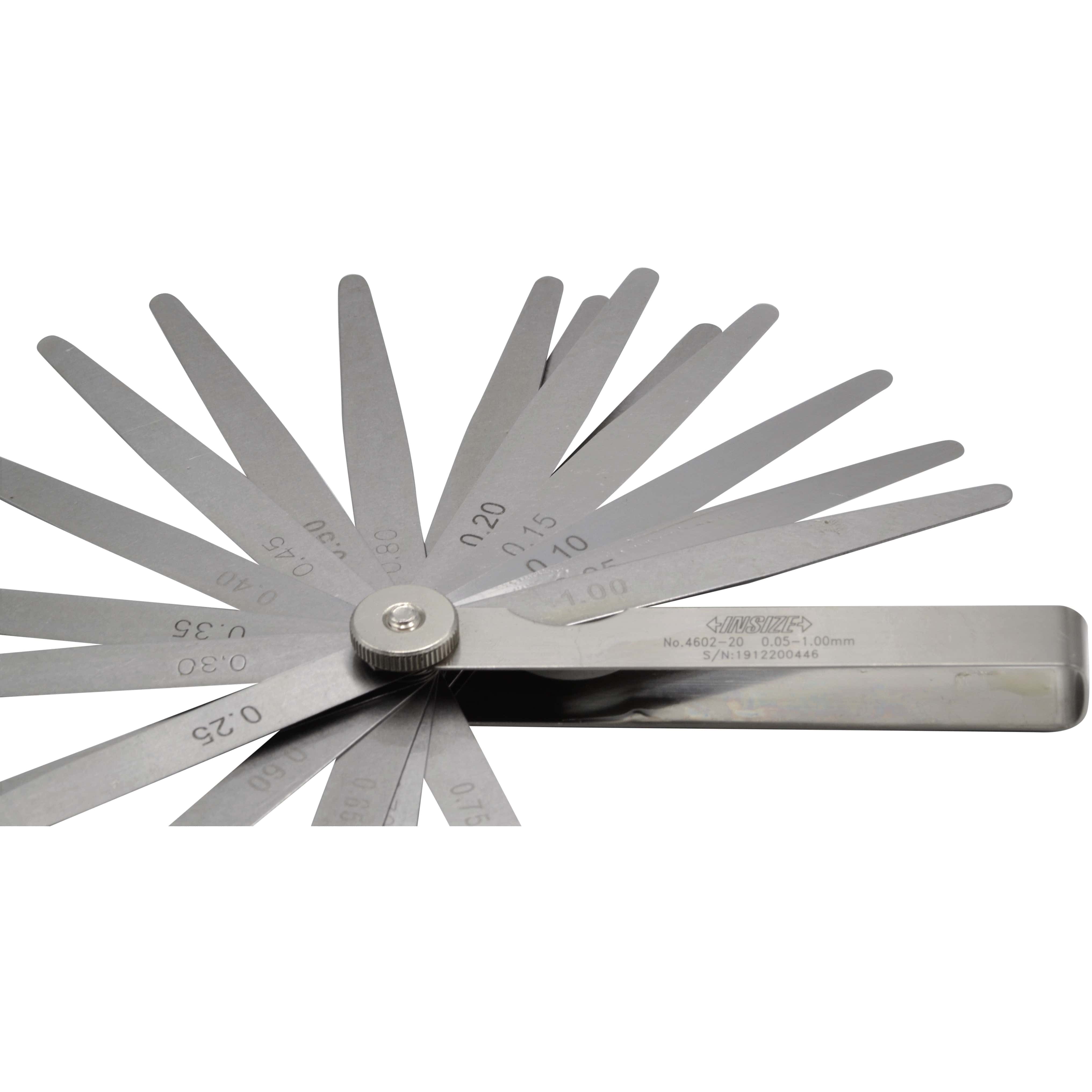INSIZE Measuring Equipment Insize Feeler Gauge 20pc Set 0.05-1mm Range Series 4602-20