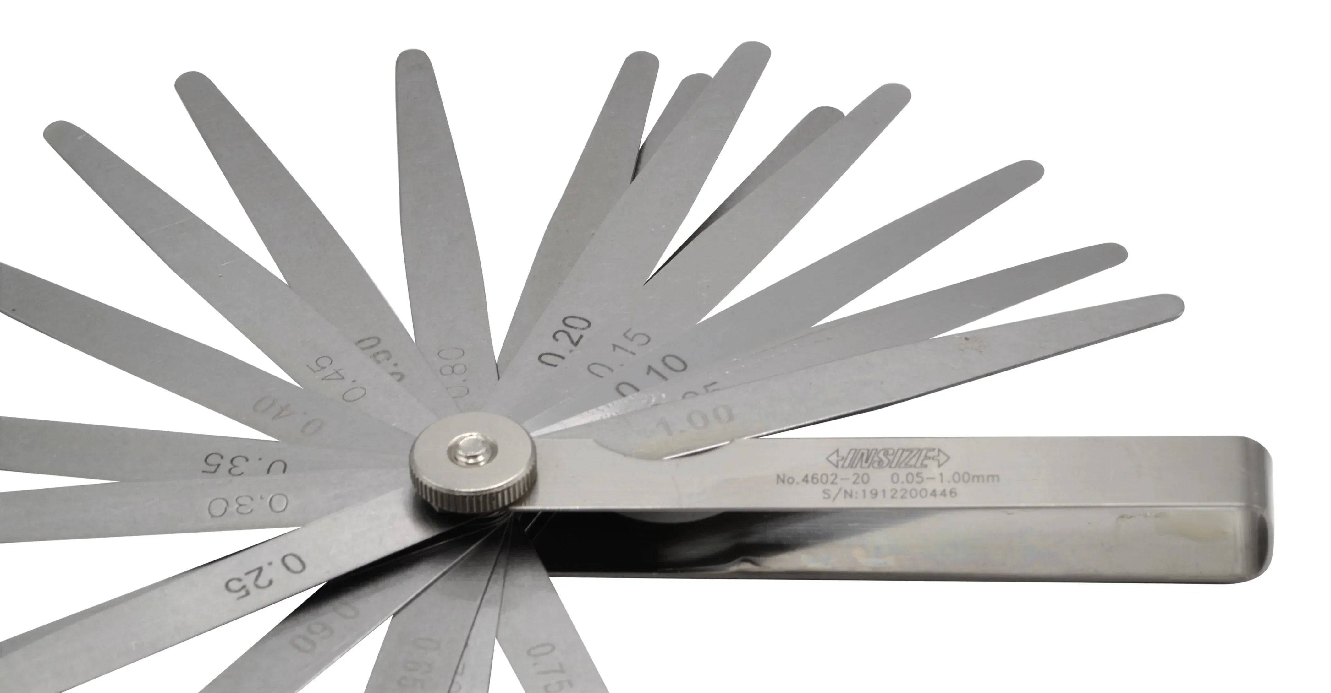 INSIZE MEASURING EQUIPMENT Insize Feeler Gauge 20pc Set 0.05-1mm Range Series 4602-20