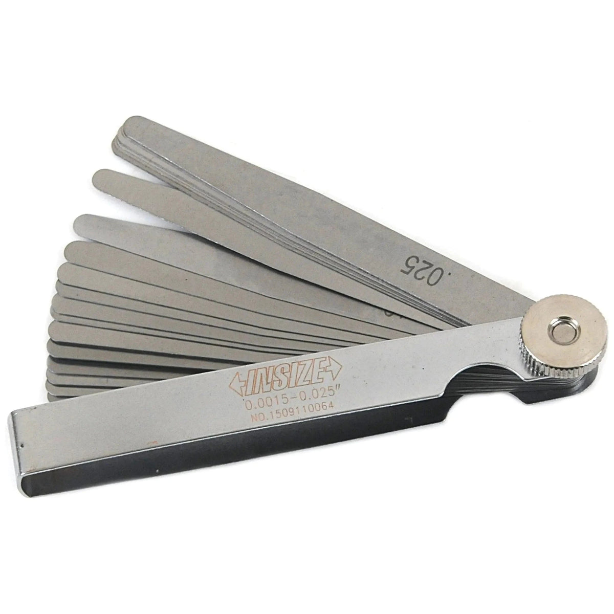 INSIZE MEASURING EQUIPMENT Insize Feeler Gauge Set 0.0015-0.025" Range Series 4613-263