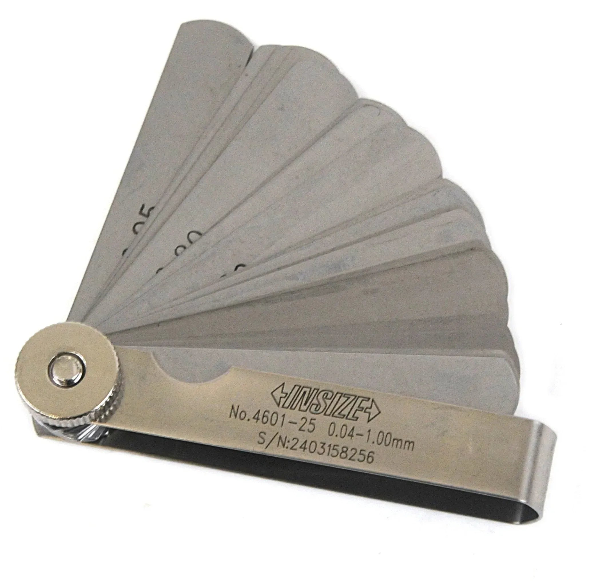 INSIZE MEASURING EQUIPMENT Insize Feeler Gauge Set 0.04-1mm Range Series 4601-25